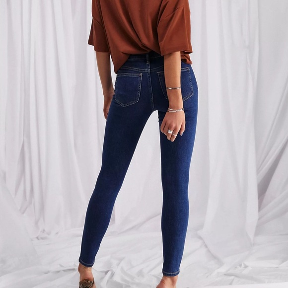 ASOS DESIGN High Rise Ridley Skinny Jeans 28/30 - Picture 2 of 3